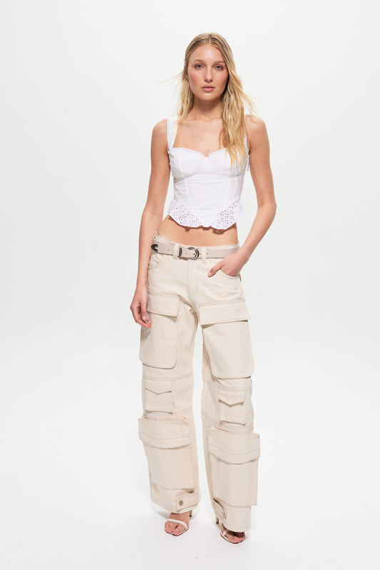 Pantalon Oxy Marfil