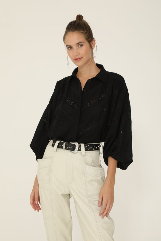 Camisa Honna Negro