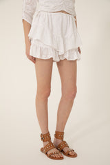 Falda Short Katarzy Blanco