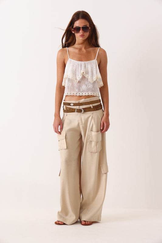 Pantalón Rodas Crudo