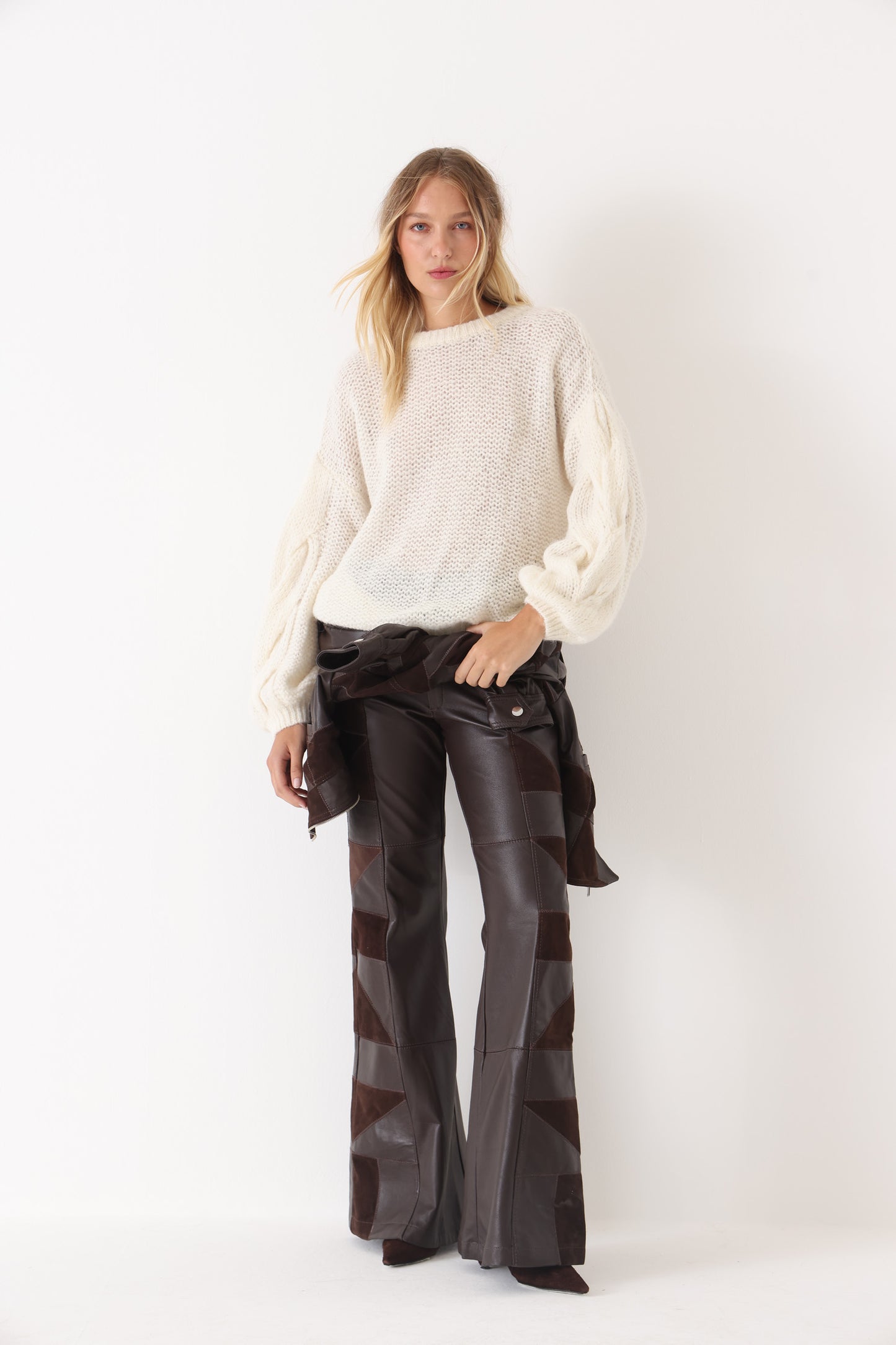 Sweater Ana Crudo Alpaca