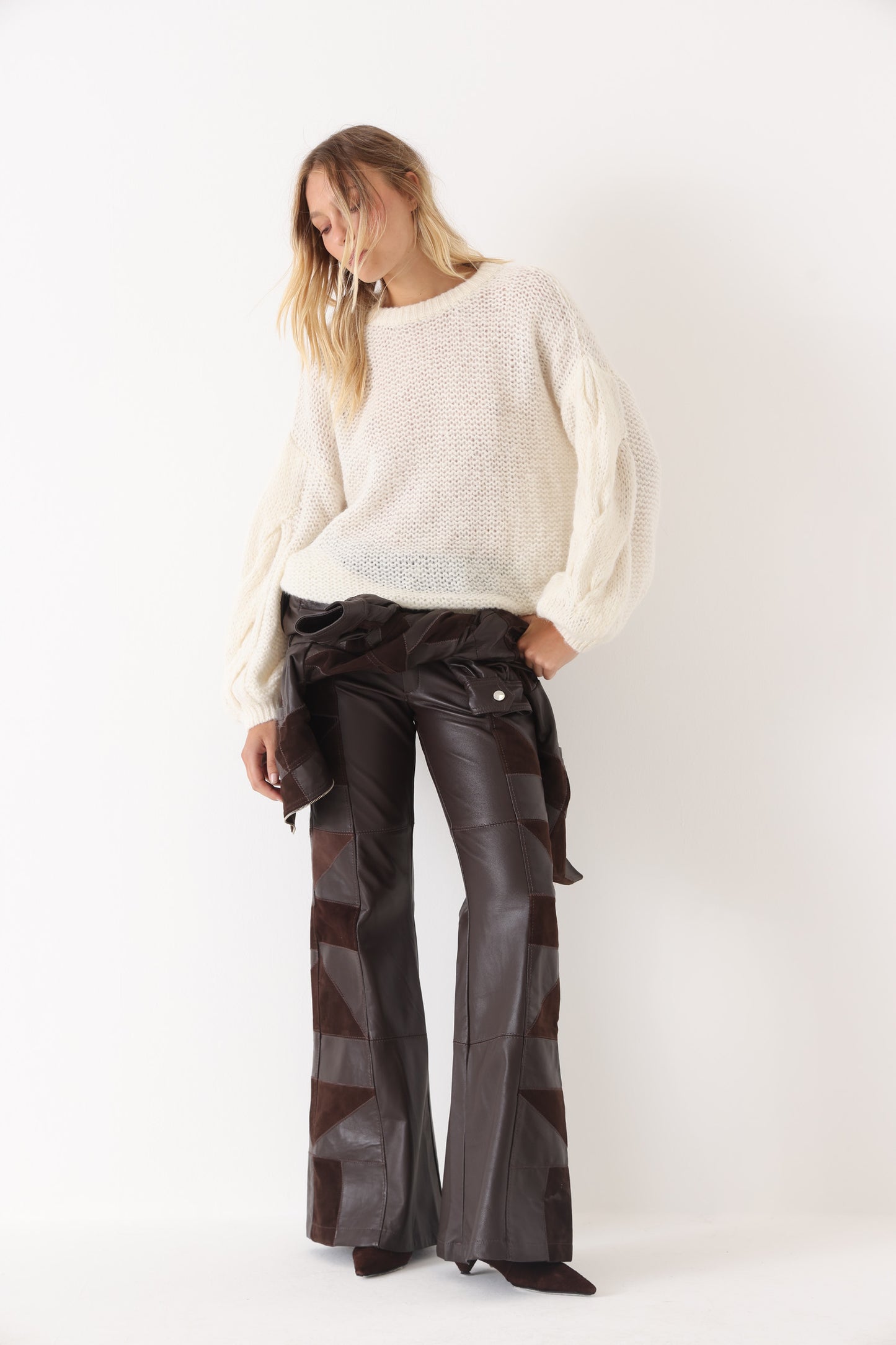 Sweater Ana Crudo Alpaca