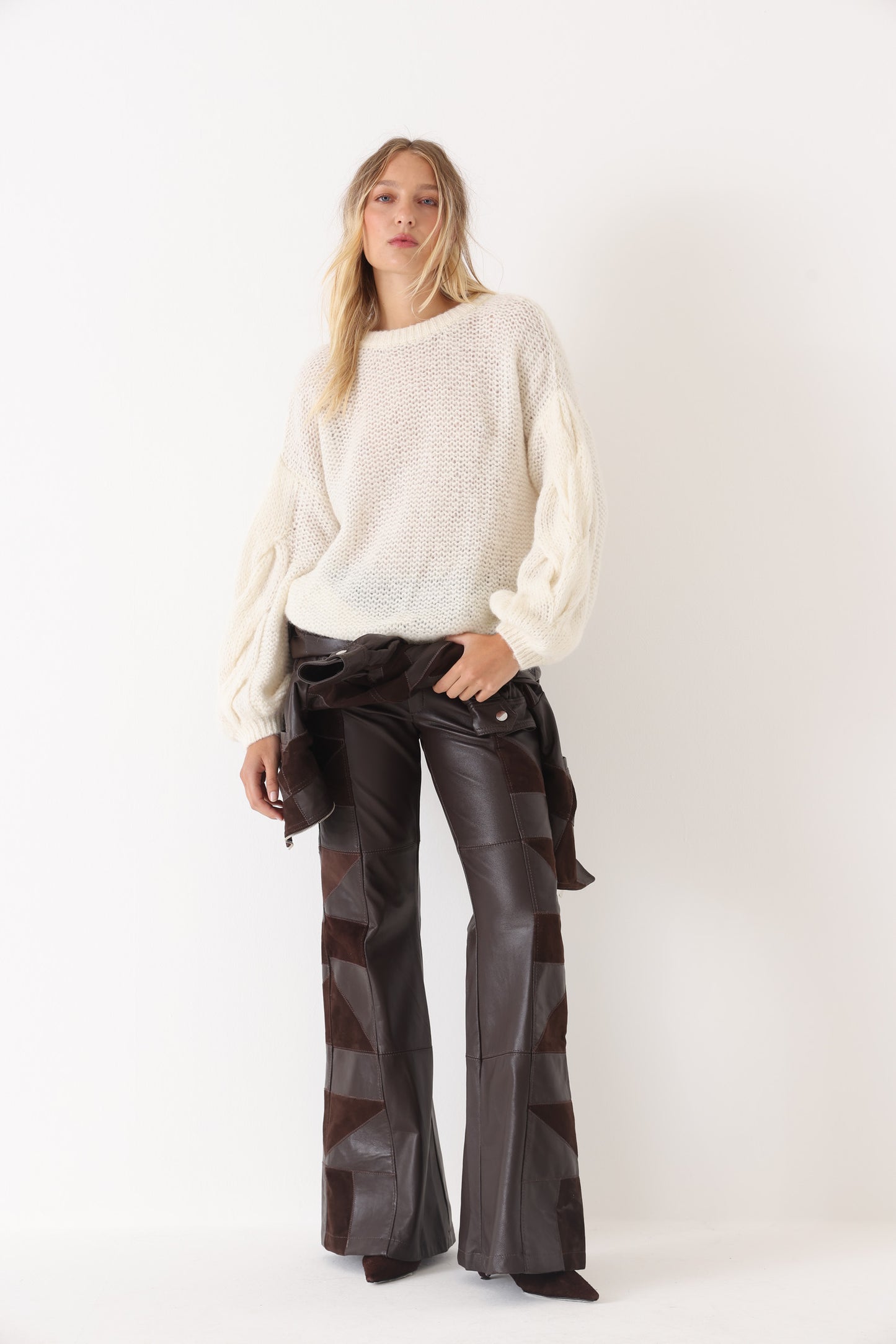 Sweater Ana Crudo Alpaca