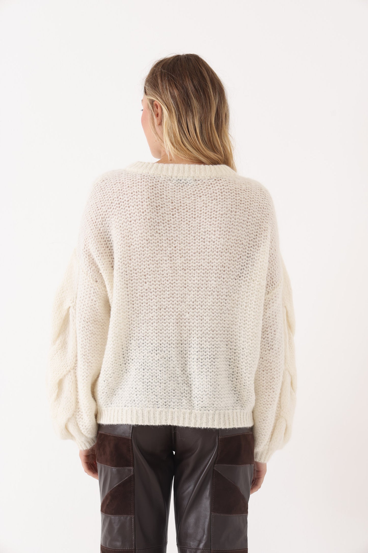 Sweater Ana Crudo Alpaca