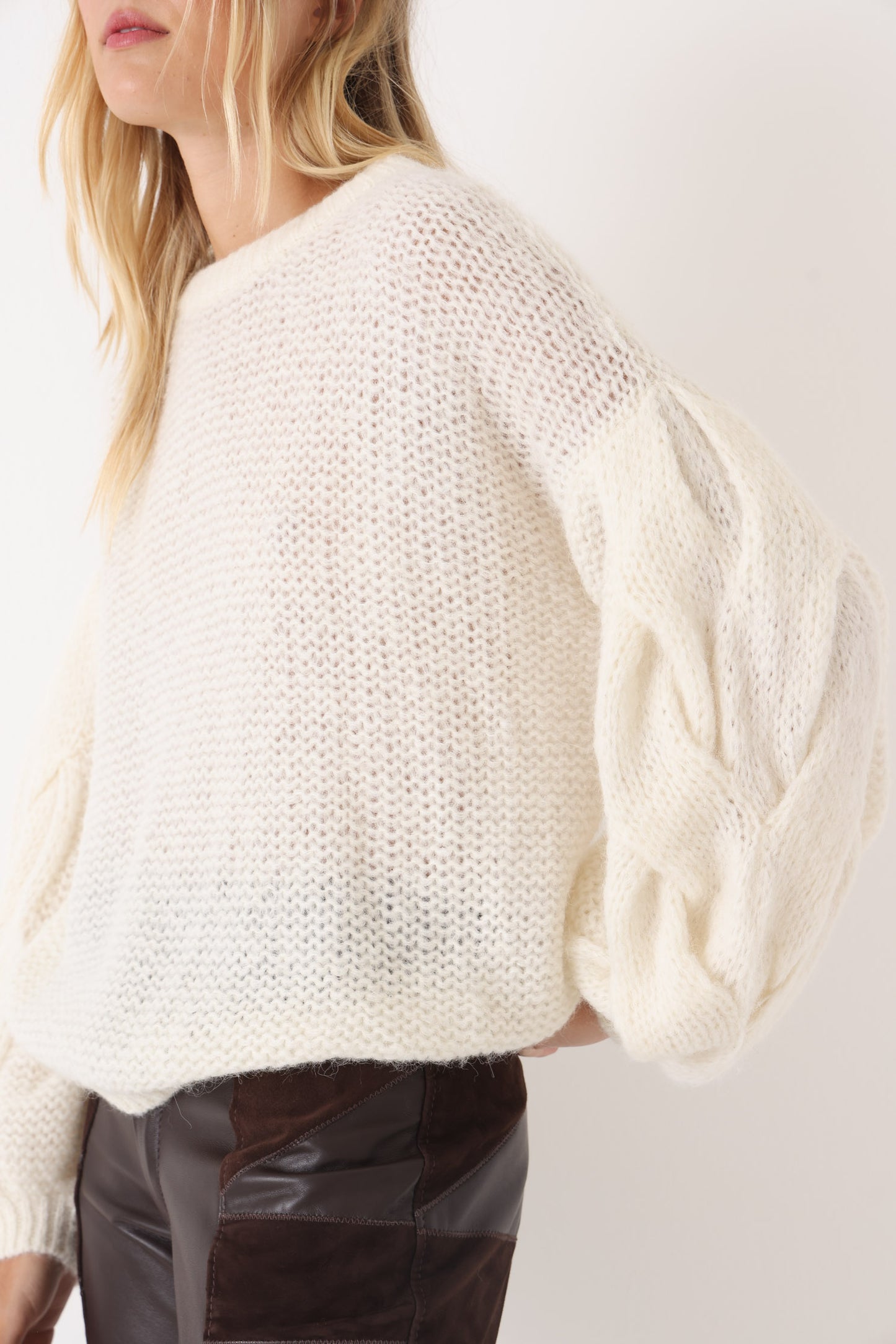 Sweater Ana Crudo Alpaca