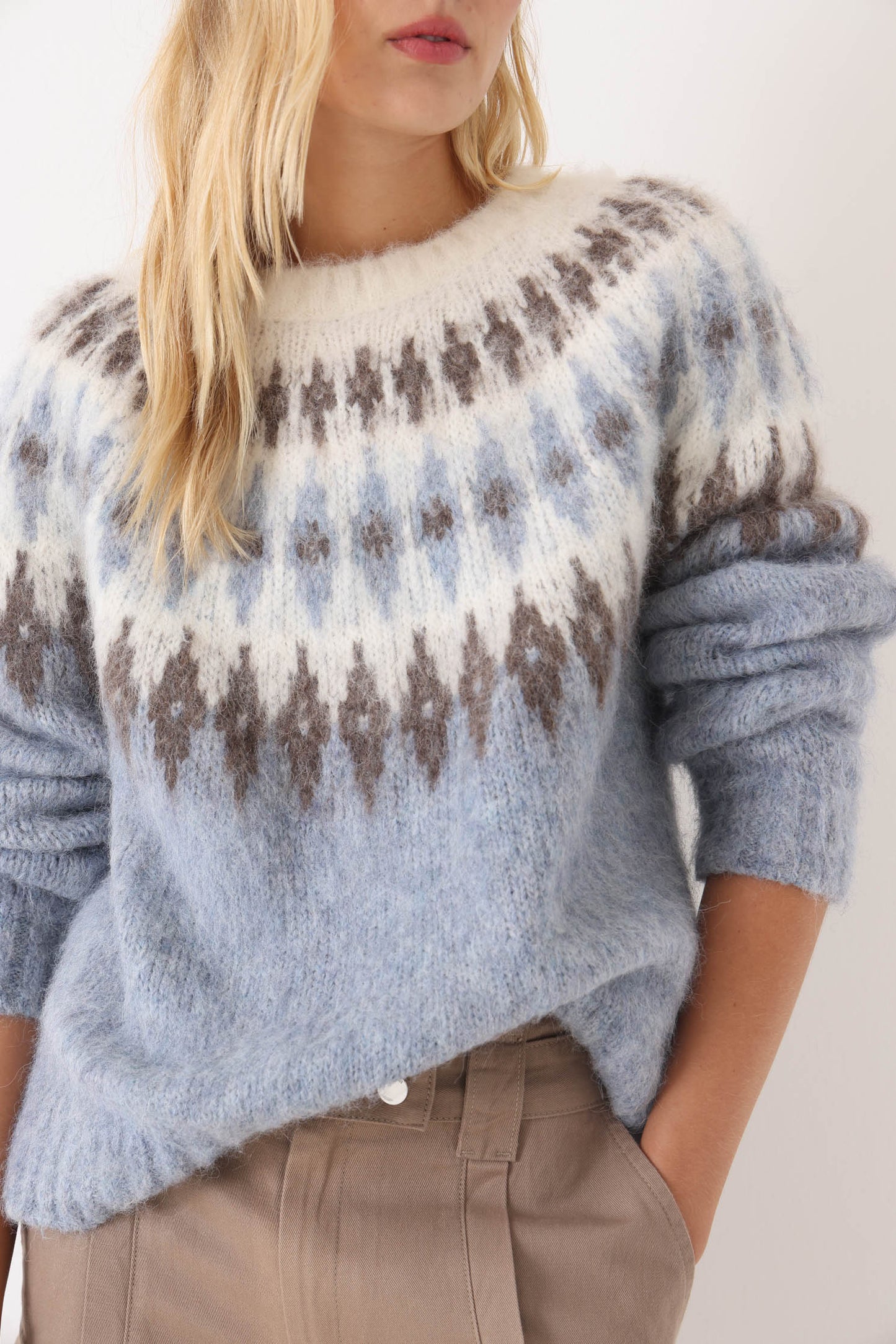 Sweater Lula Celeste Alpaca