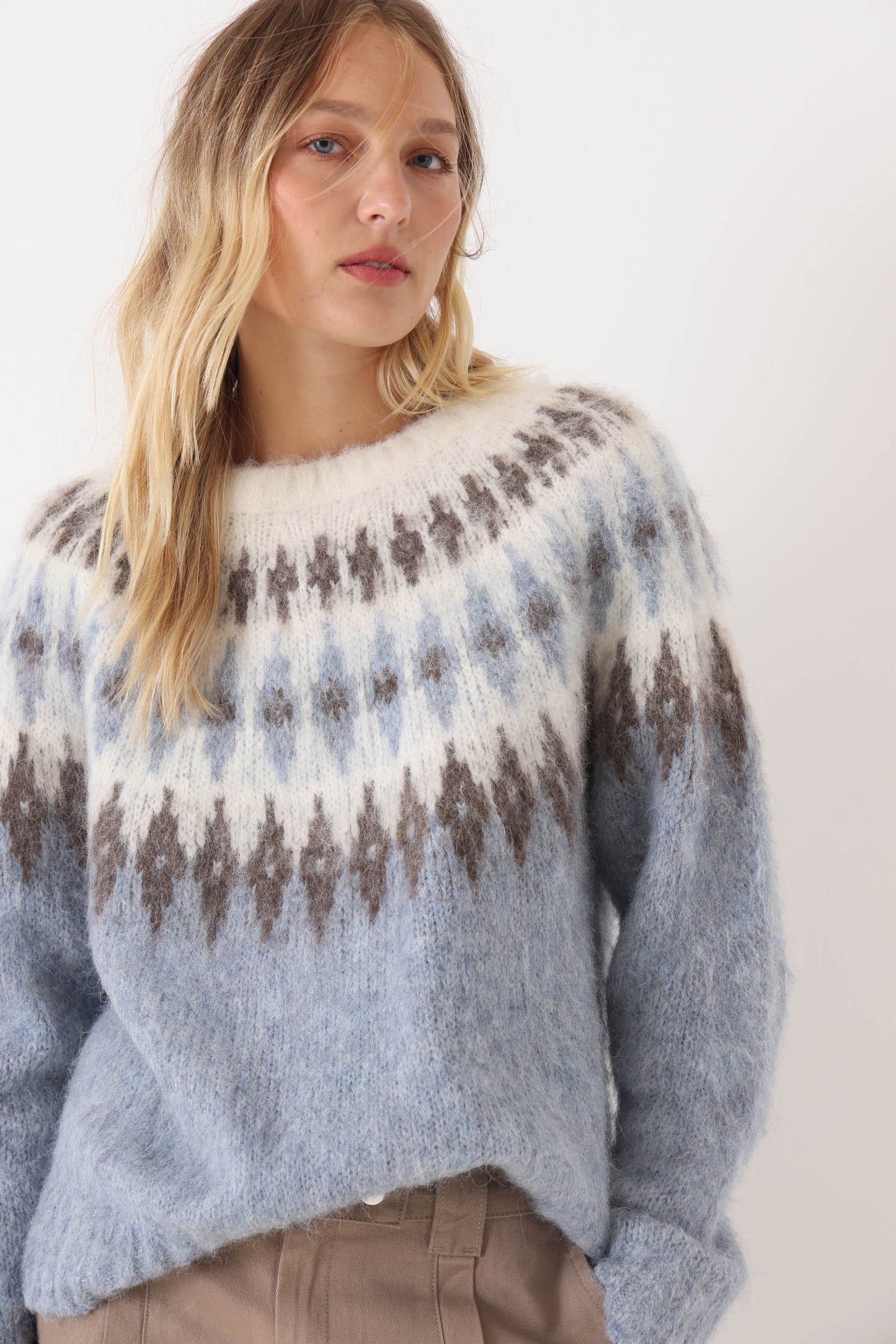 Sweater Lula Celeste Alpaca