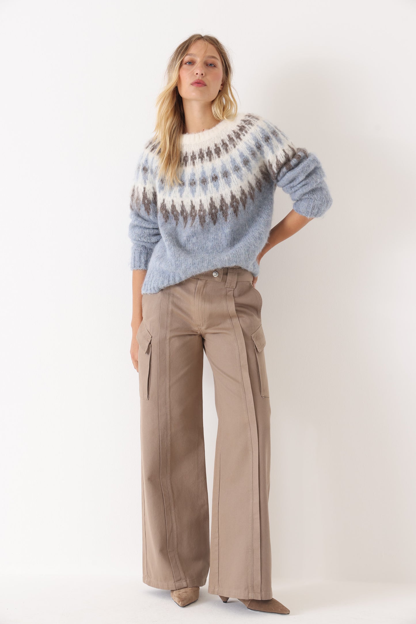 Sweater Lula Celeste Alpaca