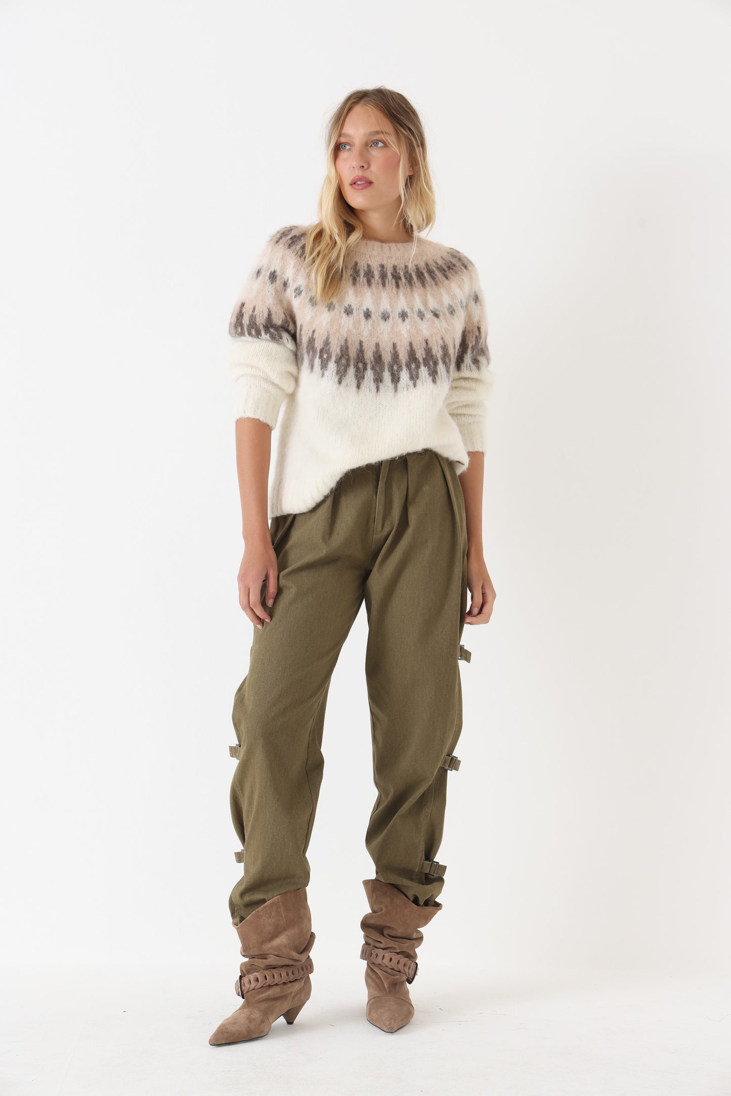 Sweater Lula Crudo Alpaca