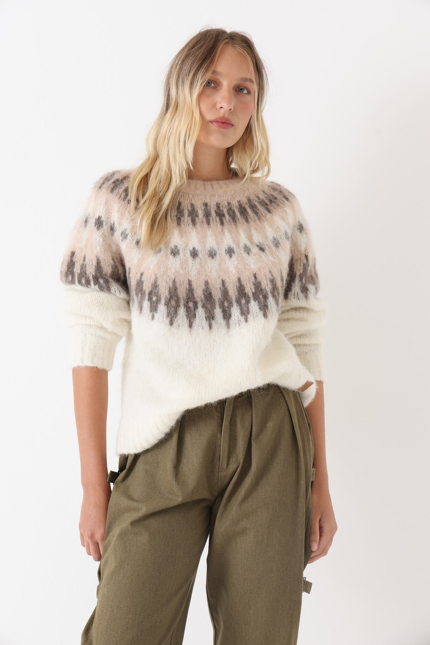 Sweater Lula Crudo Alpaca