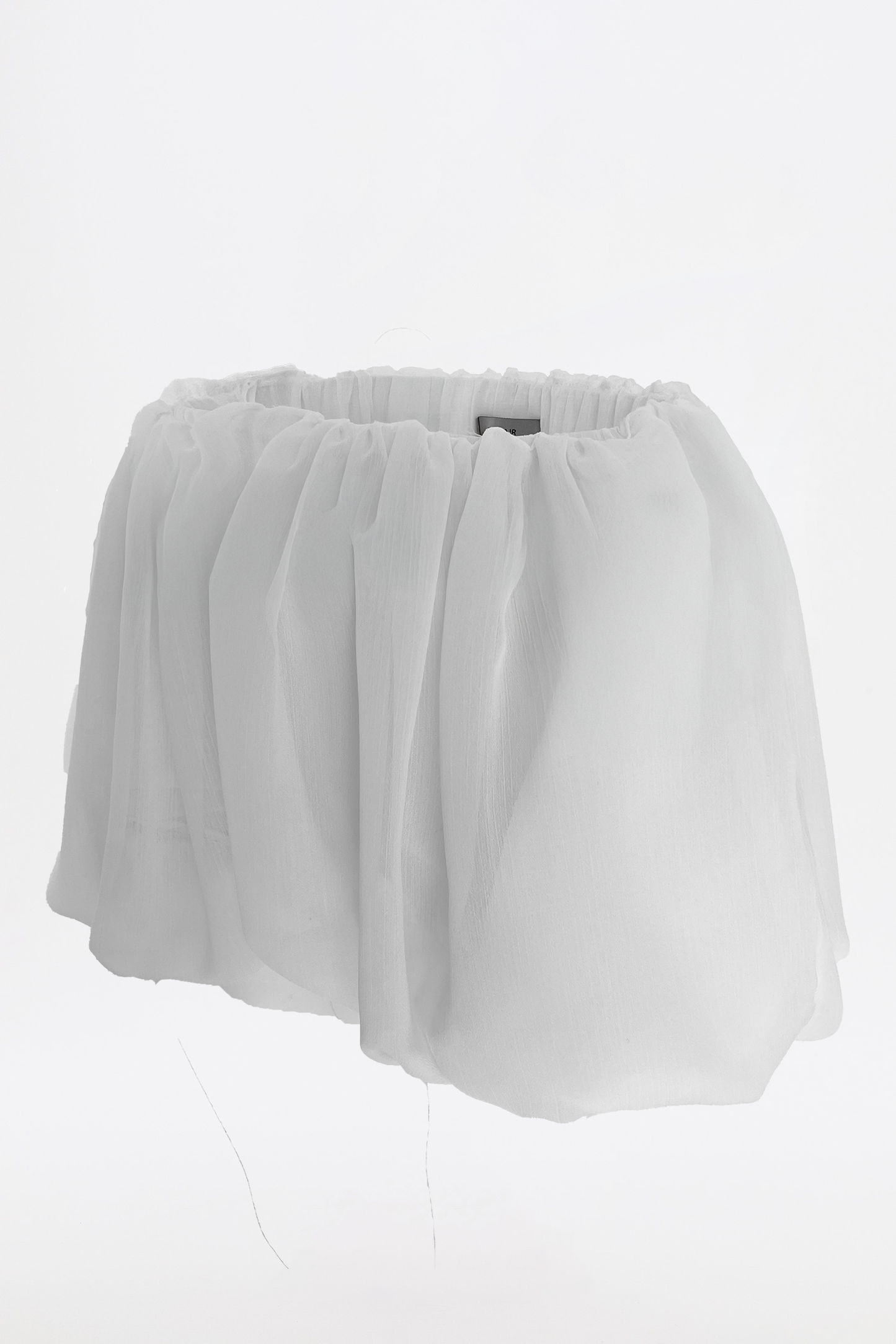 Falda Short Ciruelo Blanco