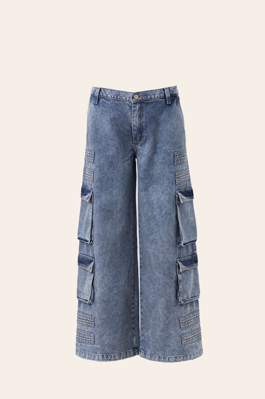 Pantalon Diana Celeste