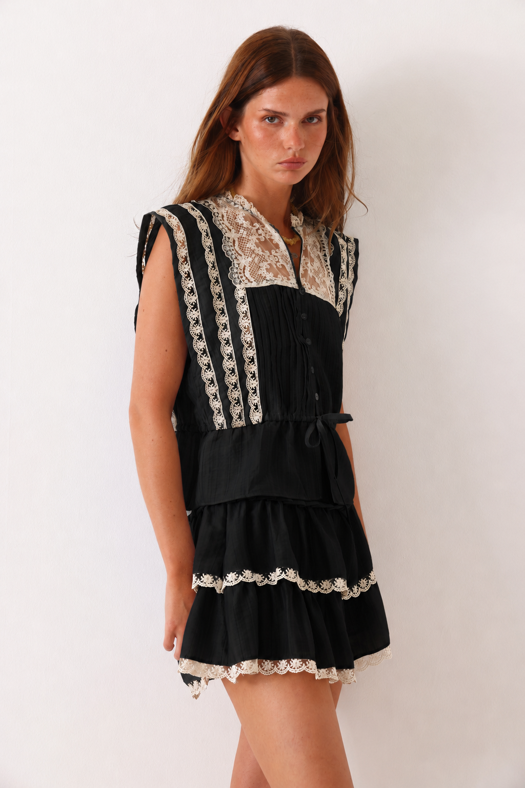 Falda Short Bora Bora Negro