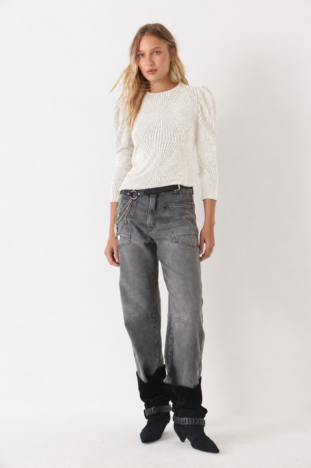 Blusa Holk Plata