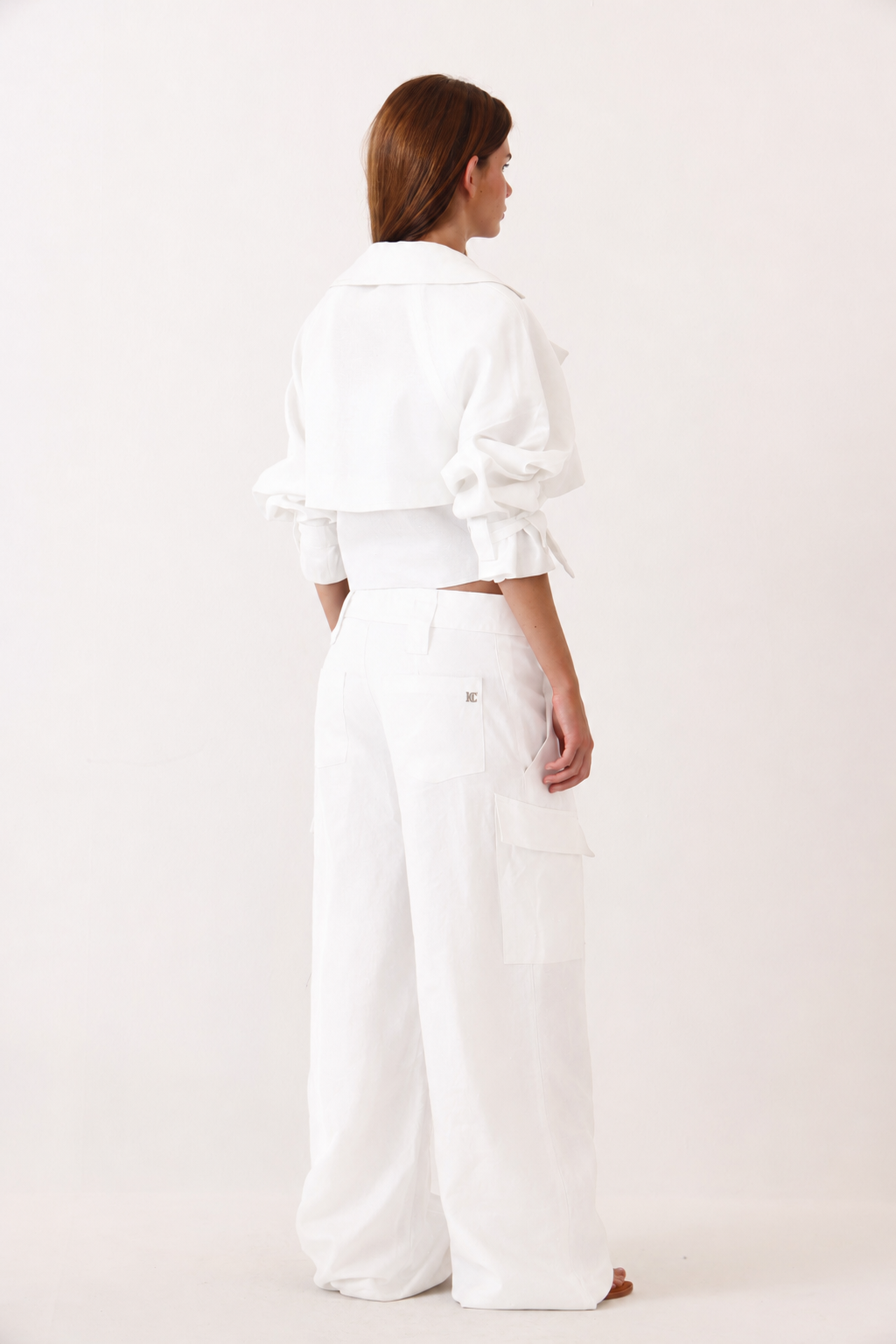 Trench Creta Blanco