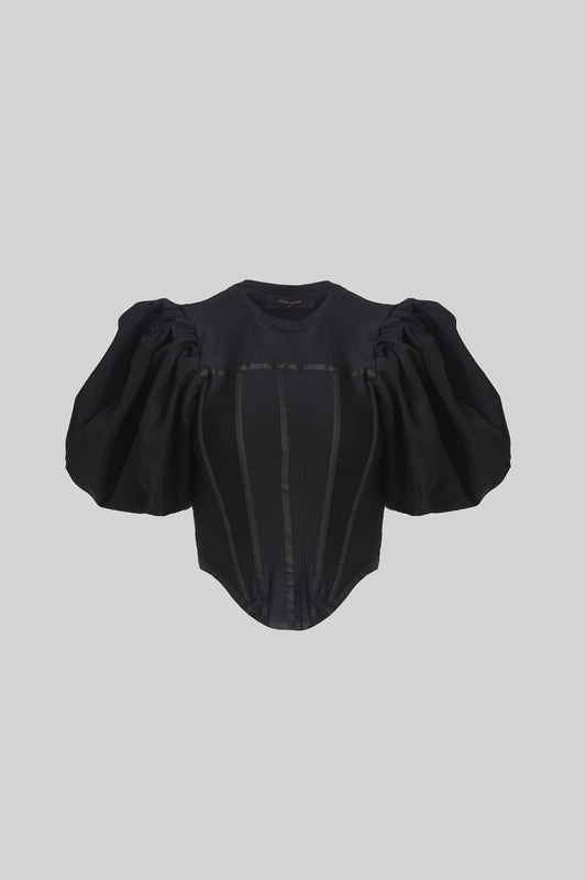 Top Porzia Negro