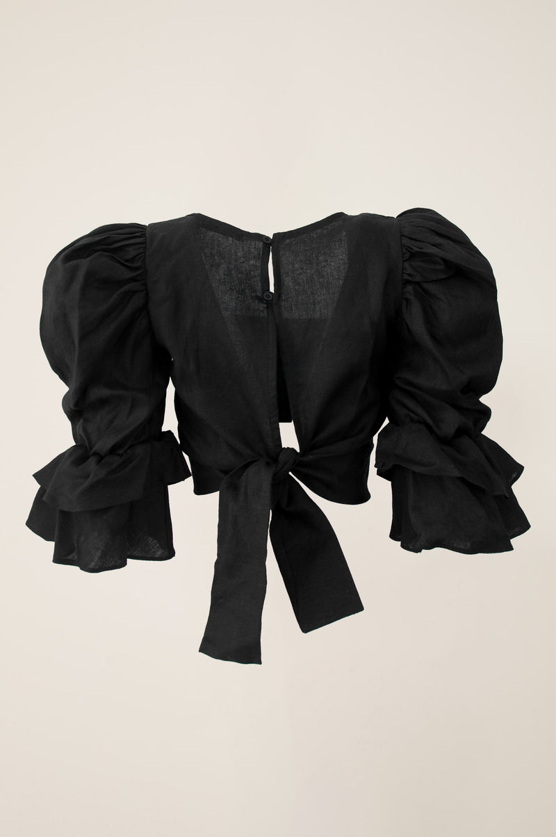Top Amaia Negro