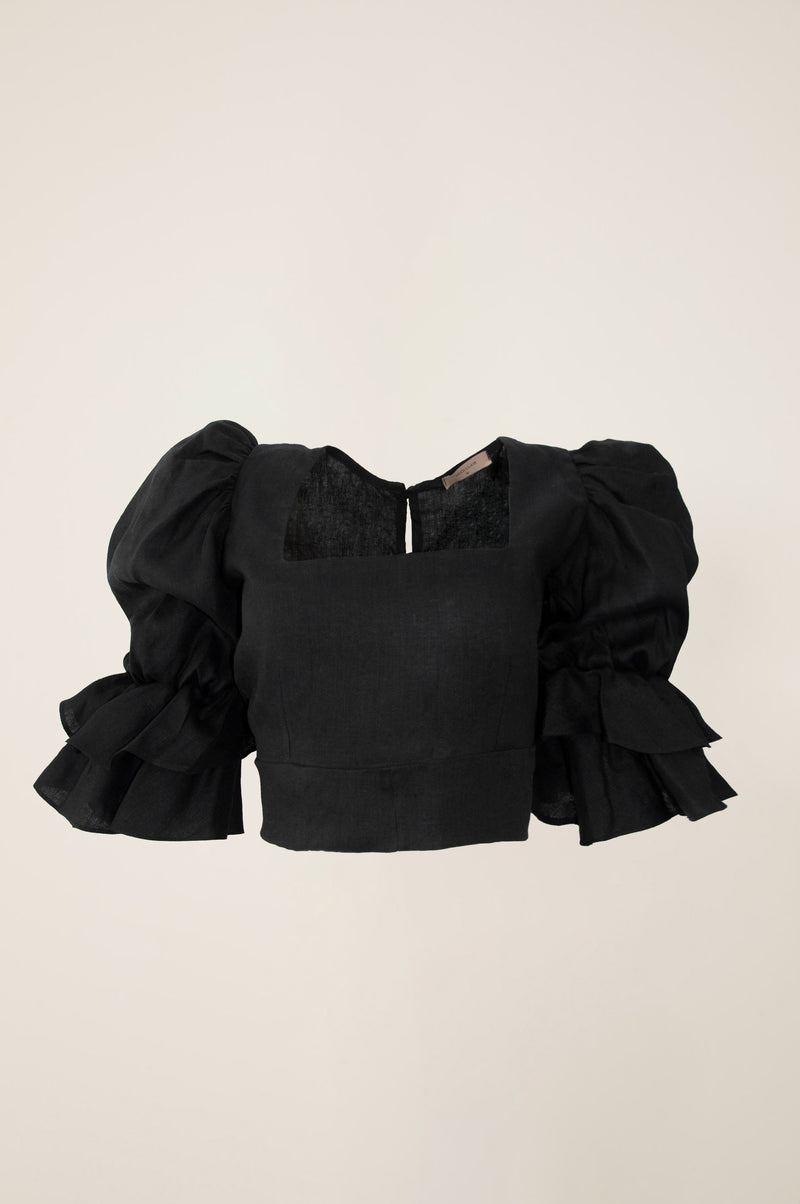 Top Amaia Negro