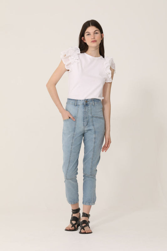 Pantalón Allen Celeste