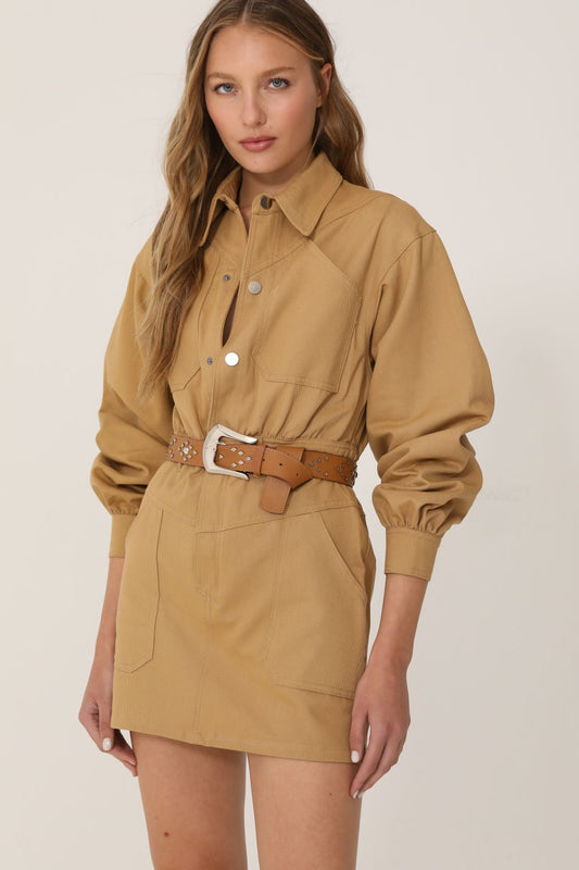 Vestido Dagda Camel