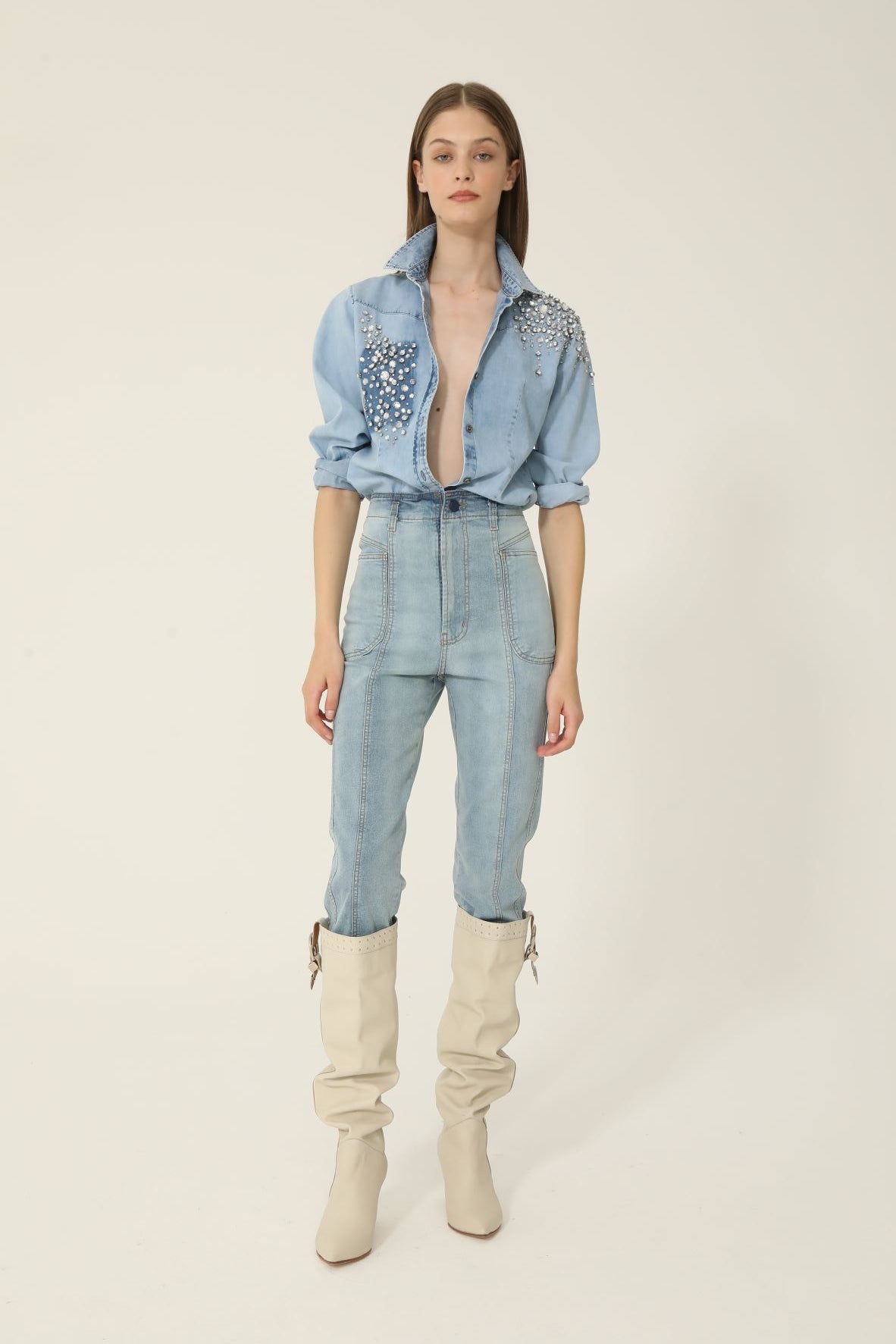 Pantalón Damon Celeste