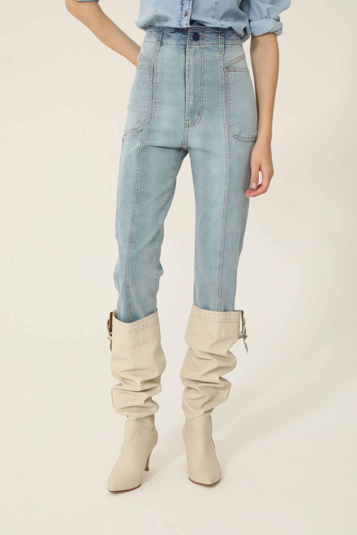 Pantalón Damon Celeste