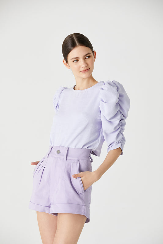 Short Iris lila