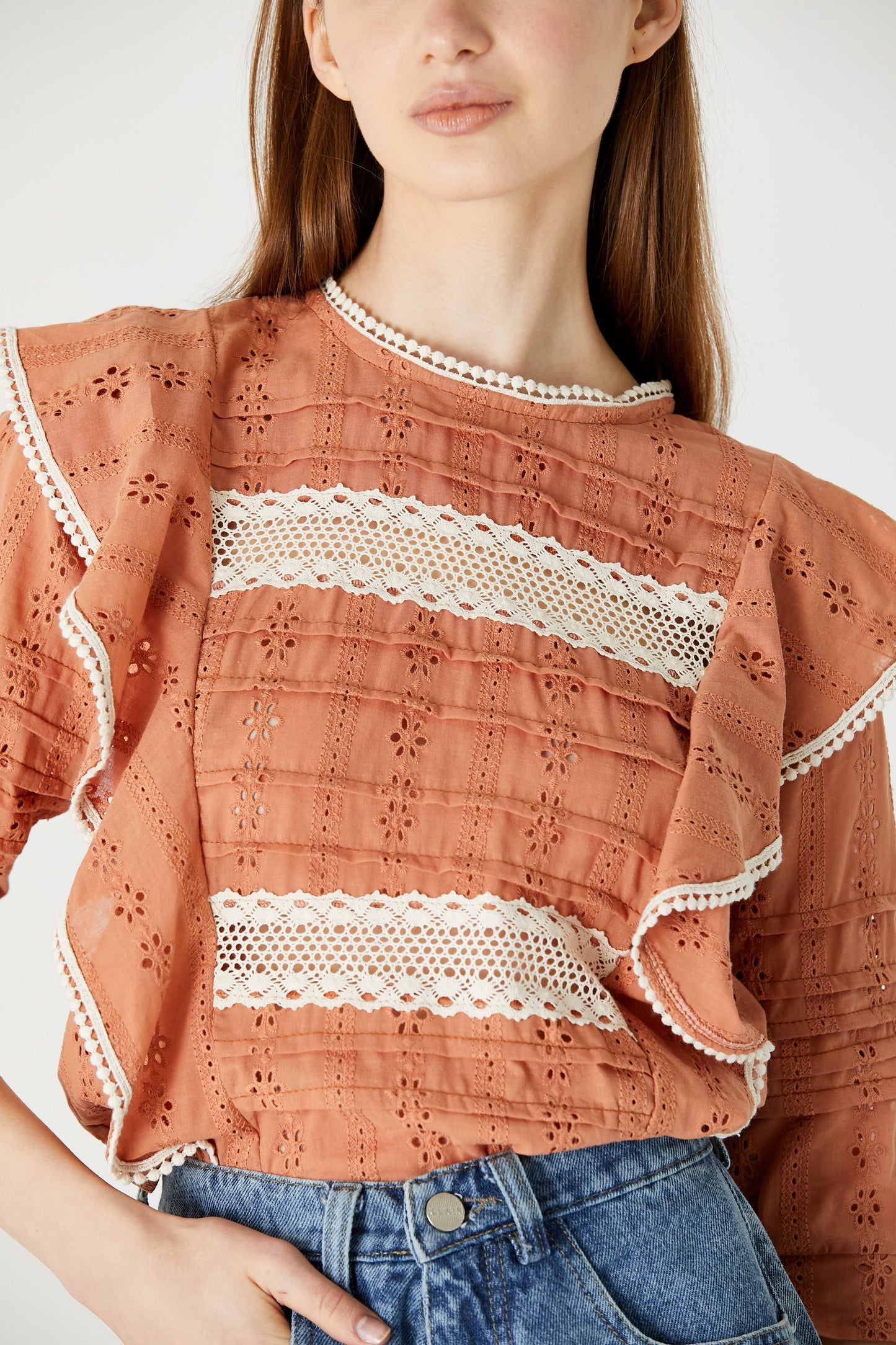 Blusa Aneska Ladrillo