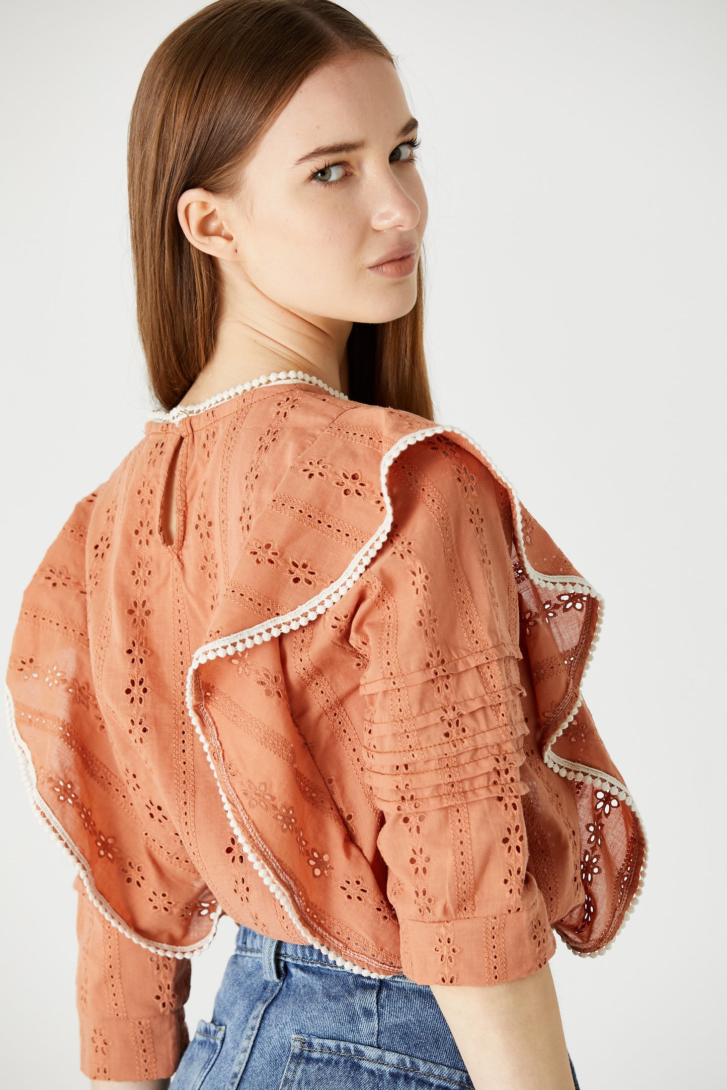 Blusa Aneska Ladrillo
