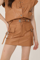 Falda Kassia Camel
