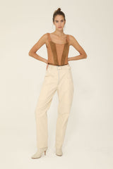 Pantalón Kendall Marfil