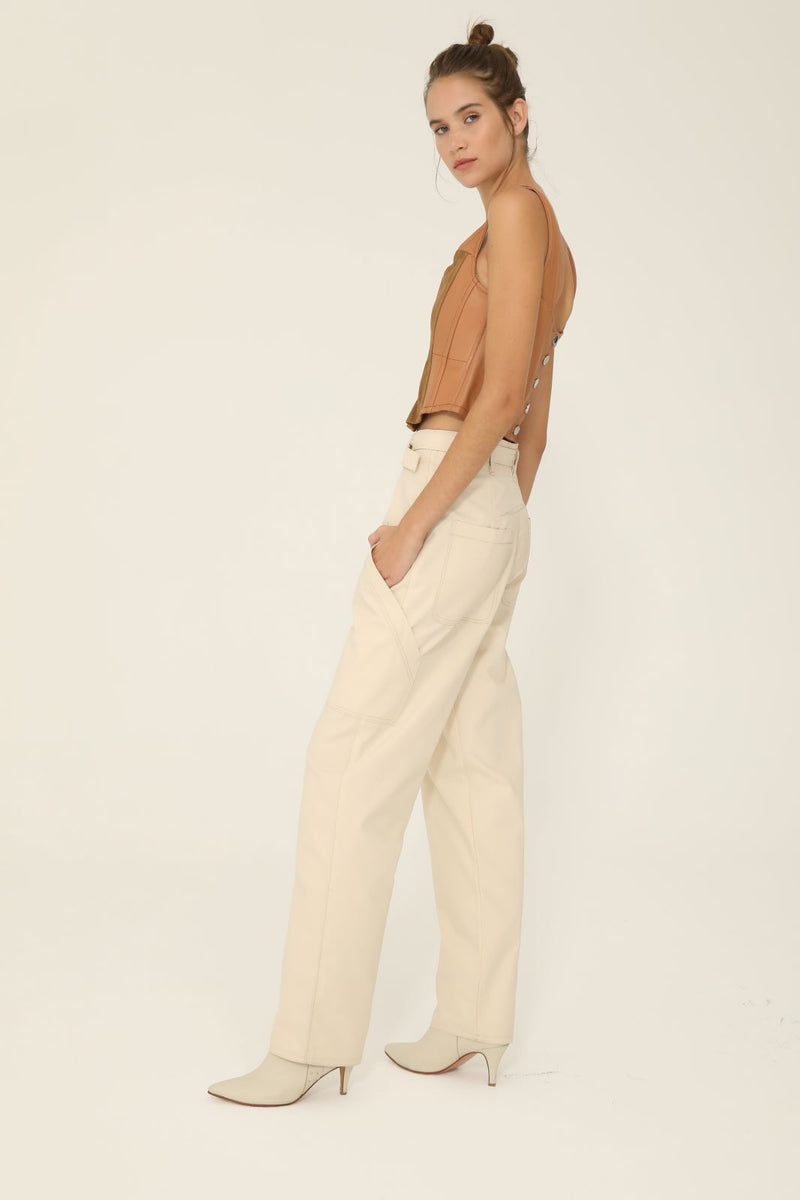 Pantalón Kendall Marfil