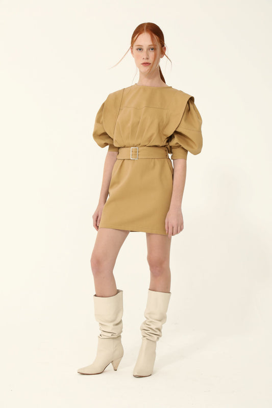 Vestido Cameli Camel